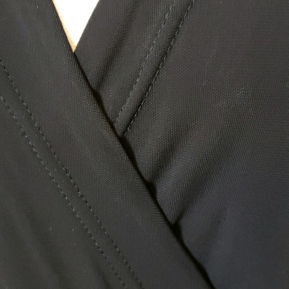 NEW Banana Republic Sleeveless Faux Wrap Sash Dress Silky Flattering Summer Chic - Picture 7 of 13